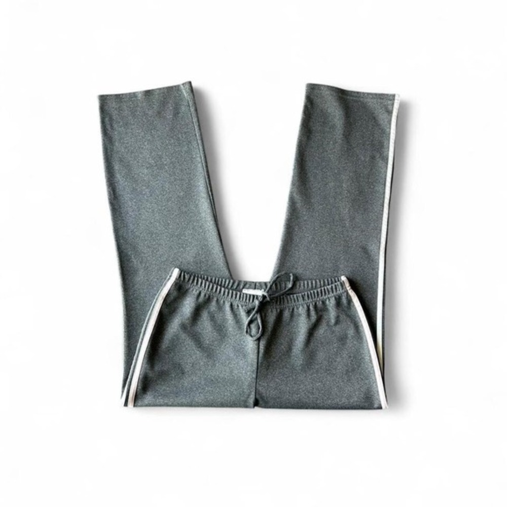 Vintage Fashion Bug Grey Flare Track Pants Tie‎ Front M